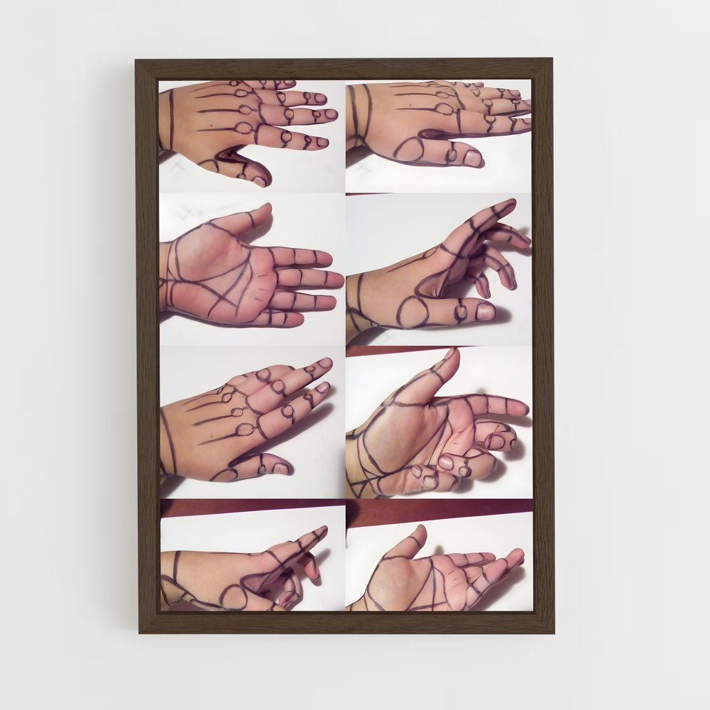ap-hand-6 cadre Bois foncé