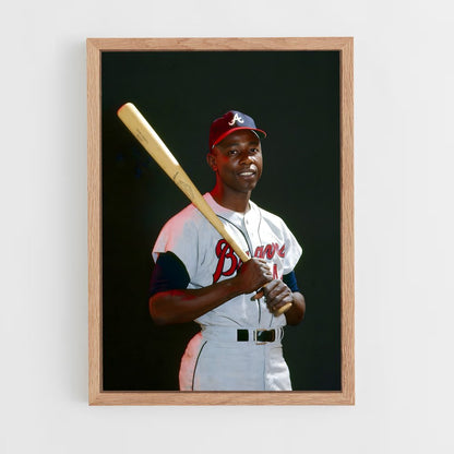 ap-hank aaron-2 cadre Bois clair