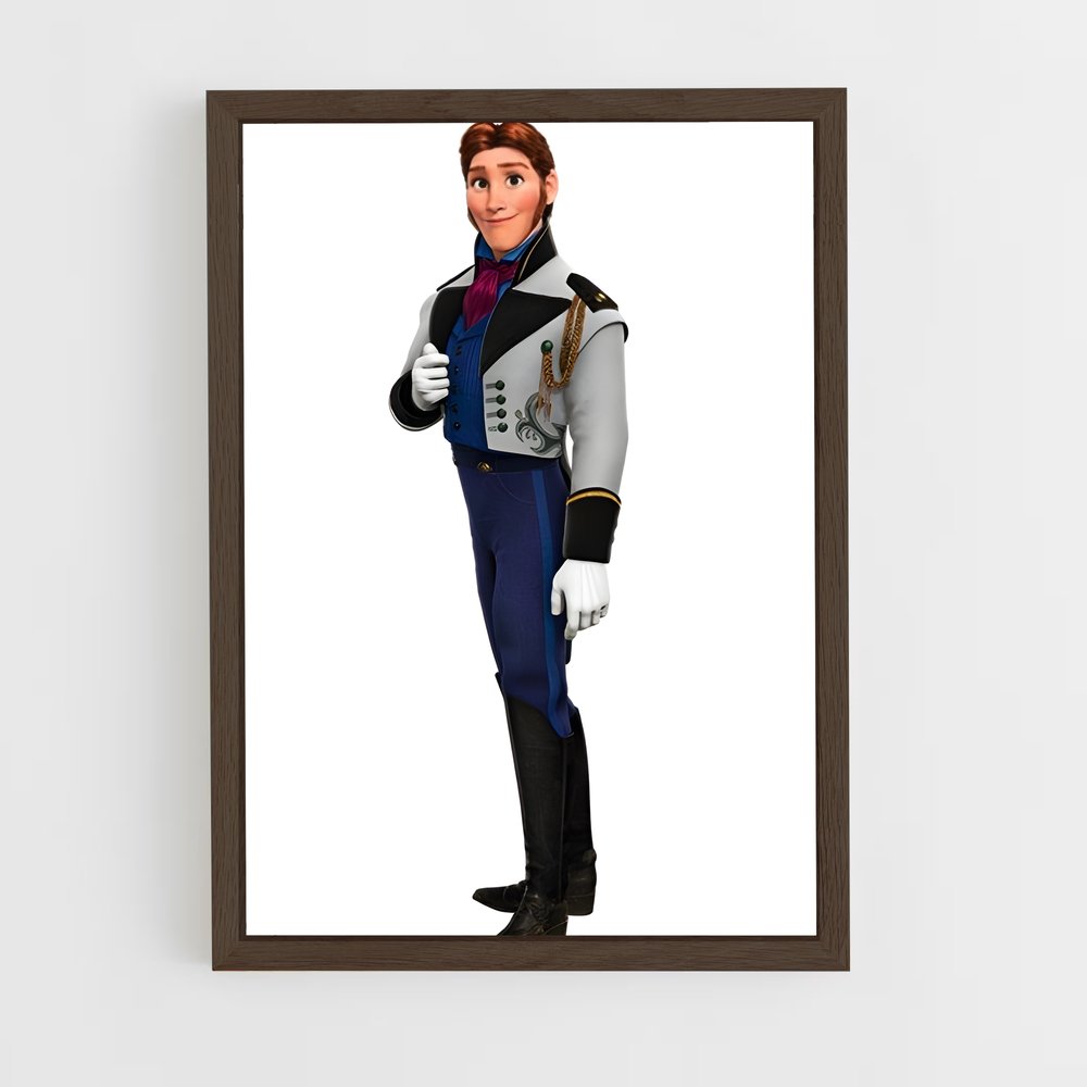 ap-hans-5 cadre Bois foncé