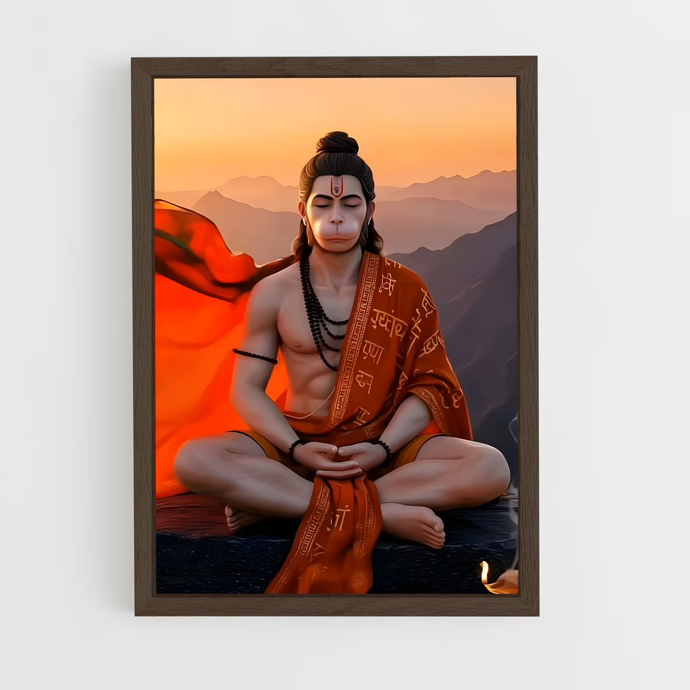 ap-hanuman-17 cadre Bois foncé