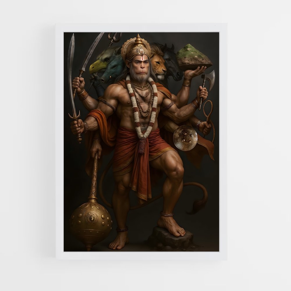 ap-hanuman-4 cadre Blanc
