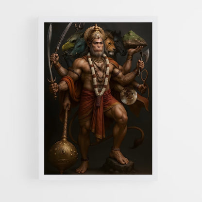 ap-hanuman-4 cadre Blanc