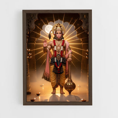 ap-hanuman-5 cadre Bois foncé