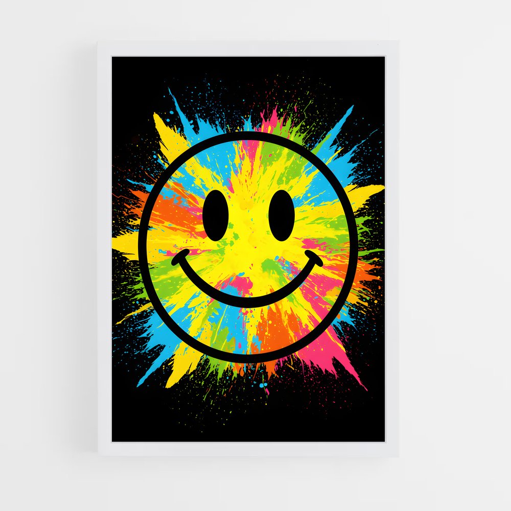 ap-happy face-1 cadre Blanc