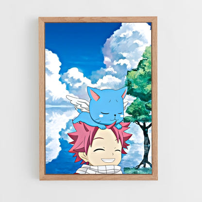 ap-happy fairy tail-1 cadre Bois clair