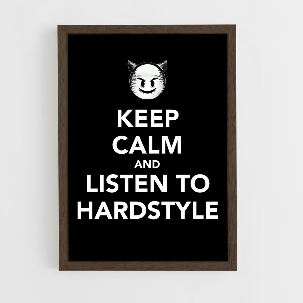 ap-hardstyle-1 cadre Bois foncé