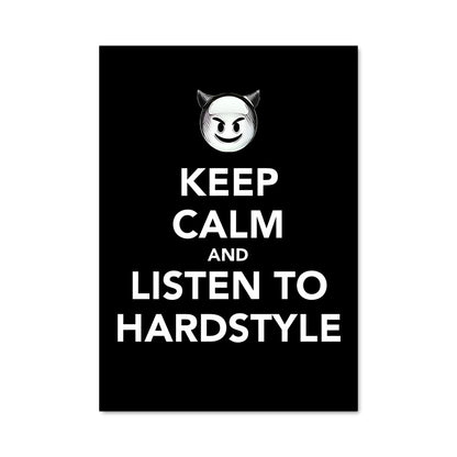 Poster Keep Calm & Hardstyle