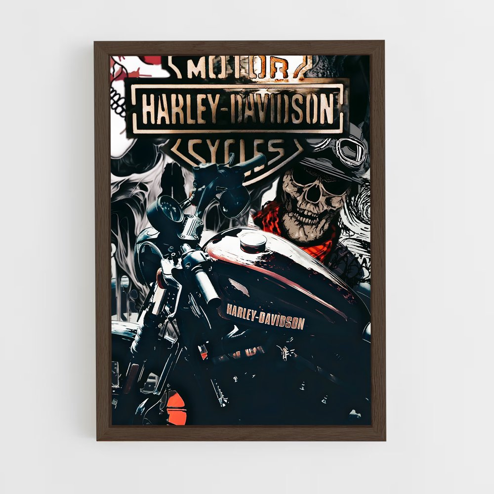 ap-harley race-3 cadre Bois foncé