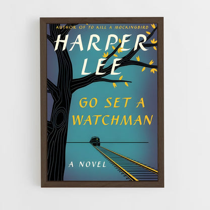 ap-harper lee-1 cadre Bois foncé