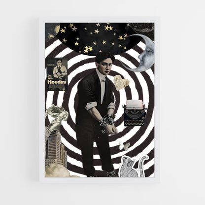 ap-harry houdini-4 cadre Blanc