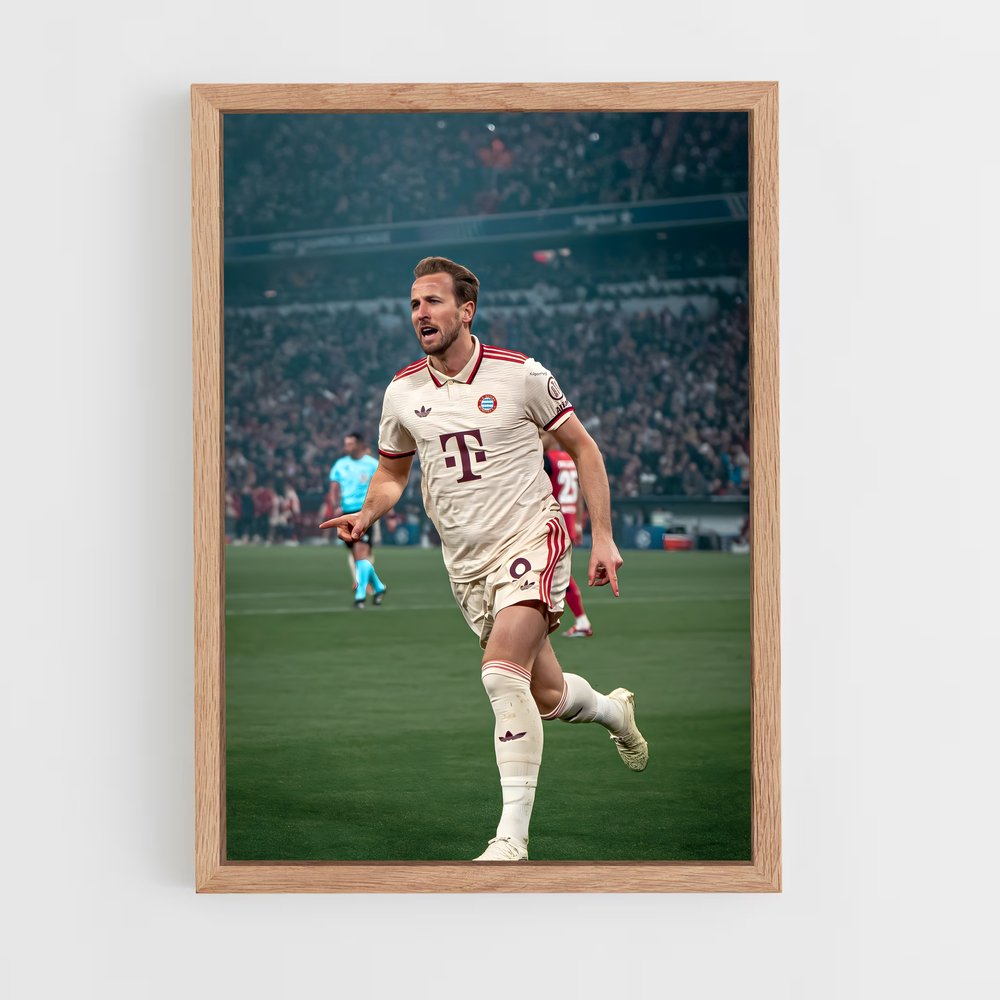 ap-harry kane-2 cadre Bois clair