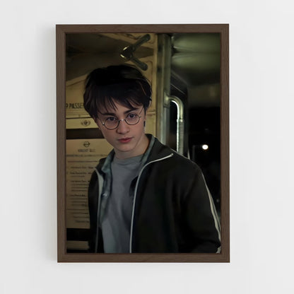 ap-harry potter-7 cadre Bois foncé