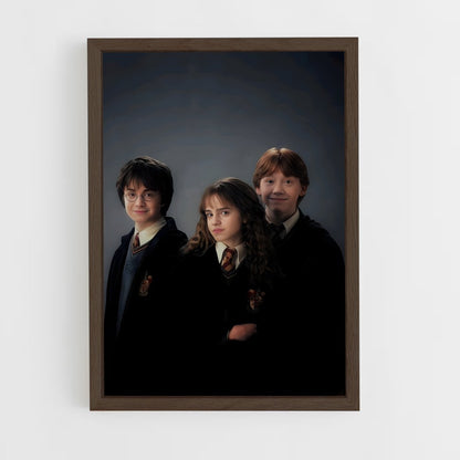 ap-harry potter-8 cadre Bois foncé
