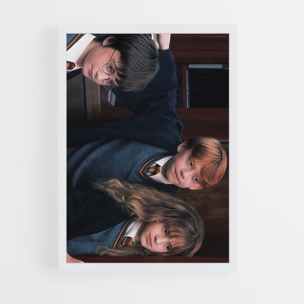 ap-harry potter-9 cadre Blanc