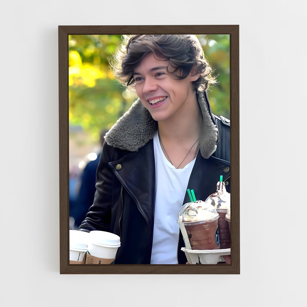 ap-harry styles-1 cadre Bois foncé