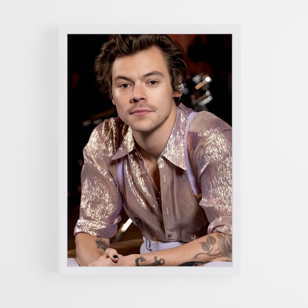 ap-harry styles-2 cadre Blanc