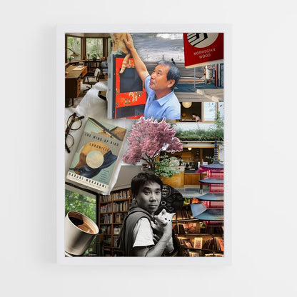 ap-haruki murakami-3 cadre Blanc