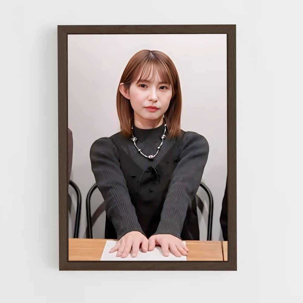 ap-haruna ono-6 cadre Bois foncé