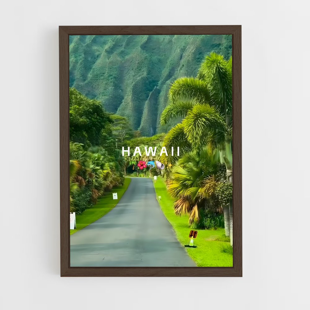 ap-hawaii-8 cadre Bois foncé