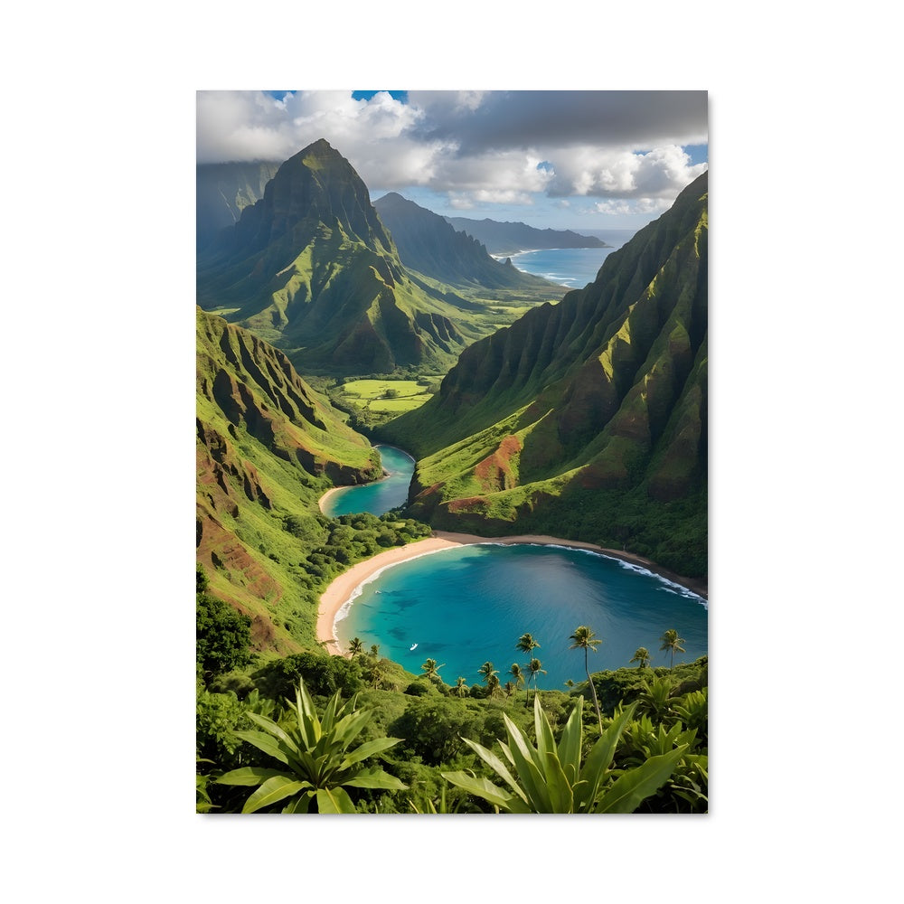 Poster Vue de Kauai