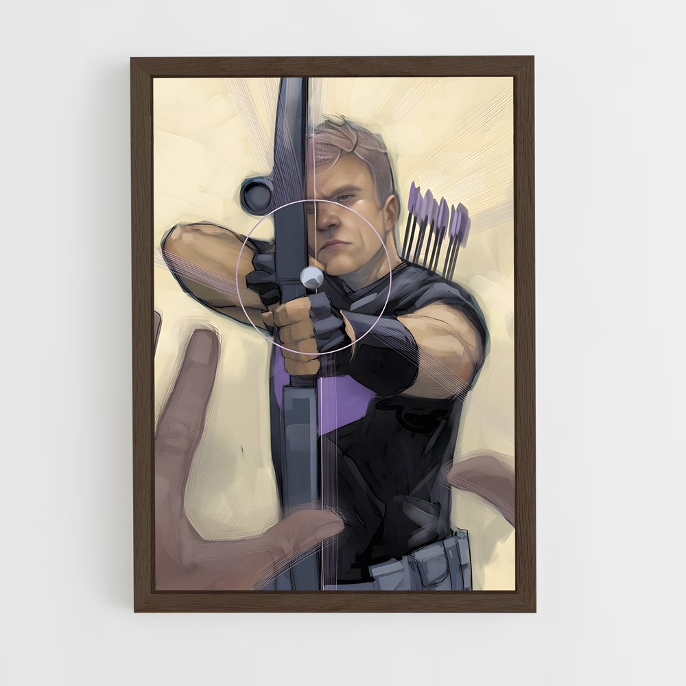 ap-hawkeye-4 cadre Bois foncé