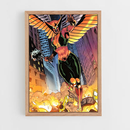 ap-hawkgirl-1 cadre Bois clair