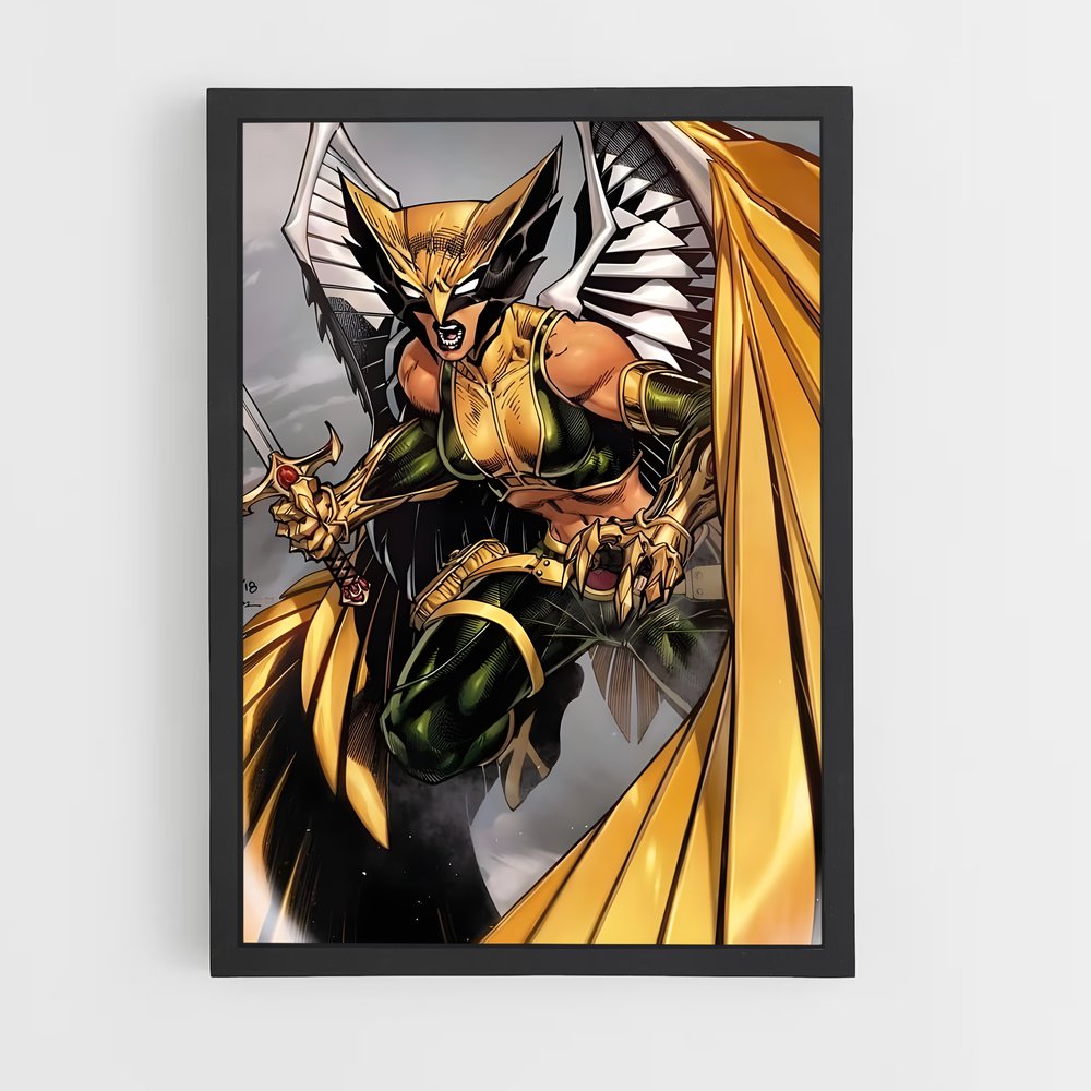 ap-hawkgirl-2 cadre Noir