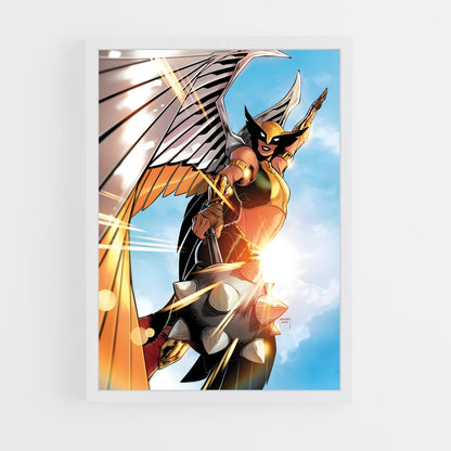ap-hawkgirl-3 cadre Blanc