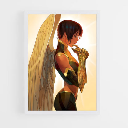 ap-hawkgirl-5 cadre Blanc