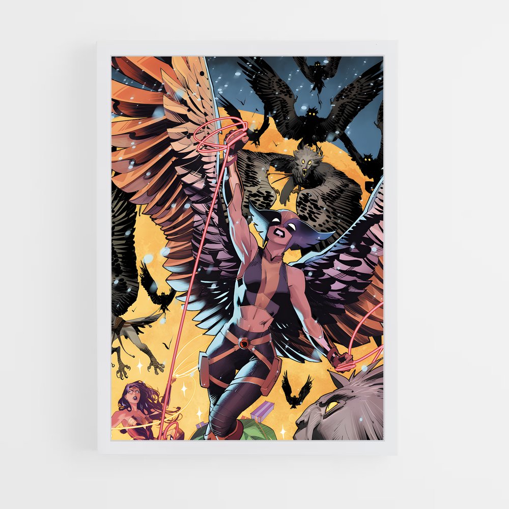 ap-hawkgirl-7 cadre Blanc