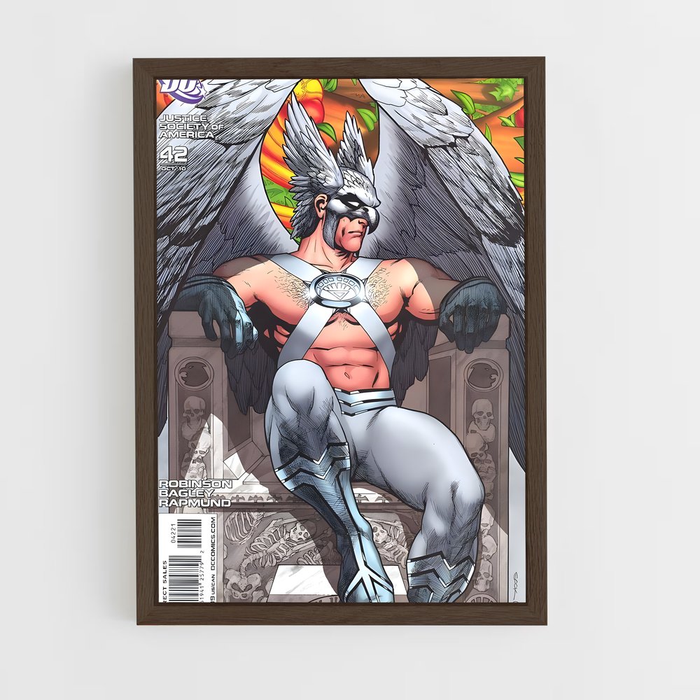 ap-hawkman-14 cadre Bois foncé