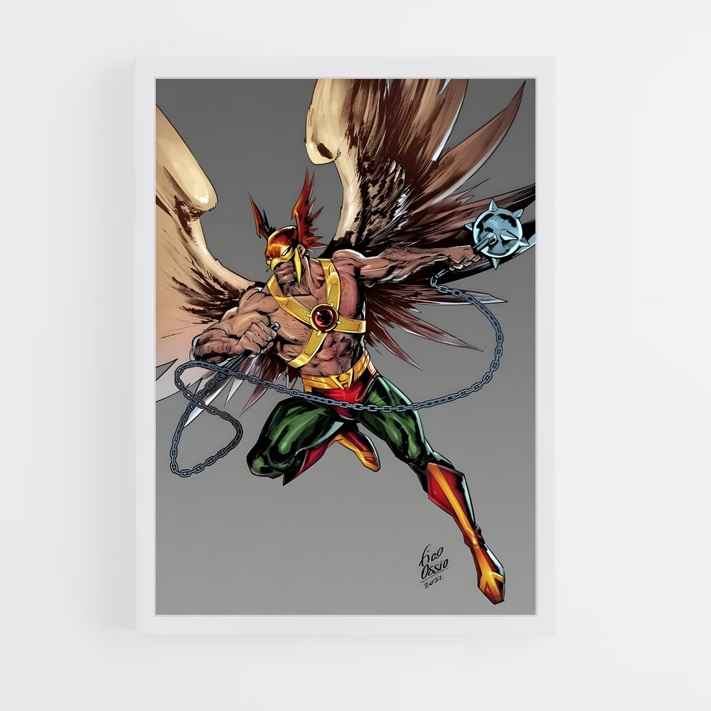 ap-hawkman-15 cadre Blanc