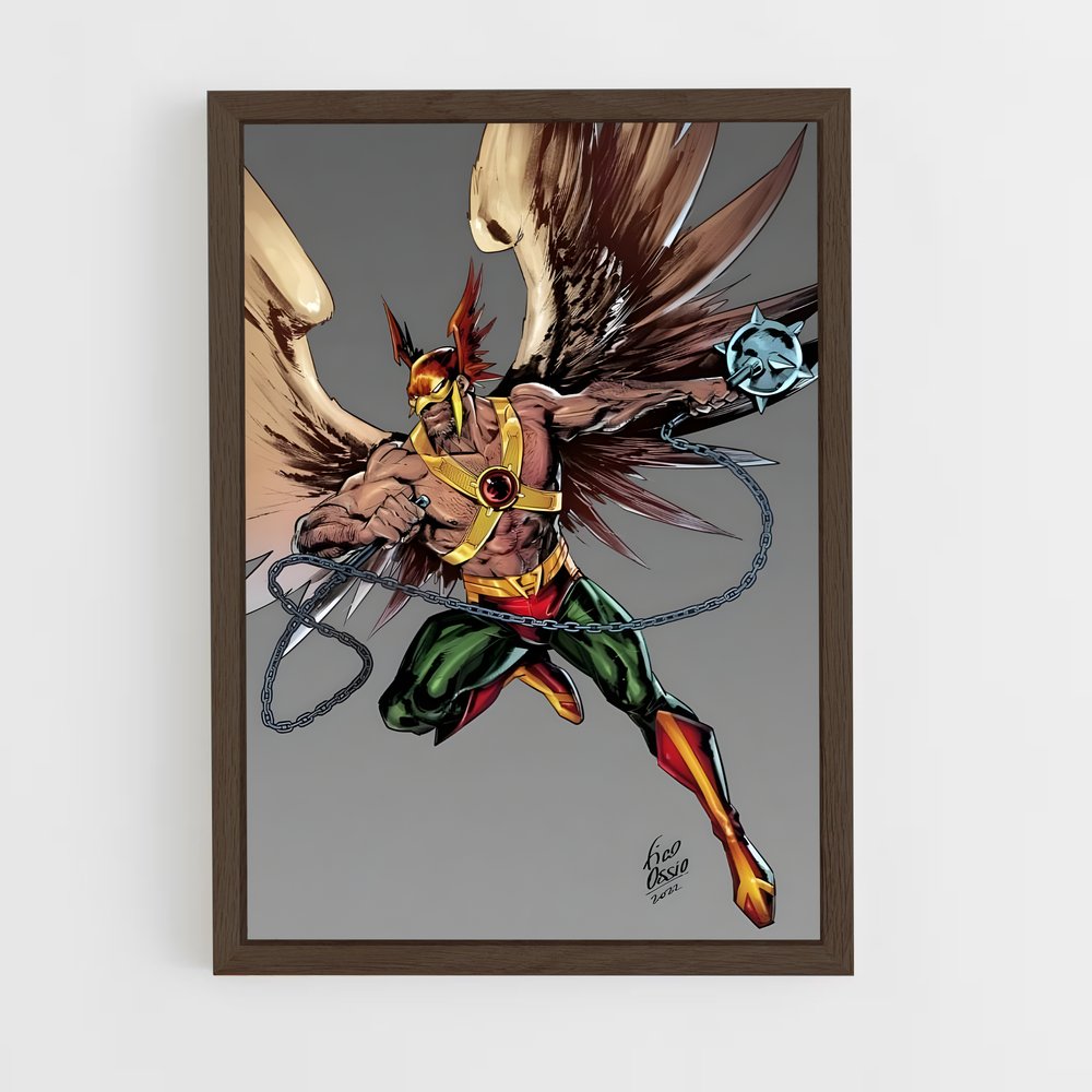 ap-hawkman-15 cadre Bois foncé