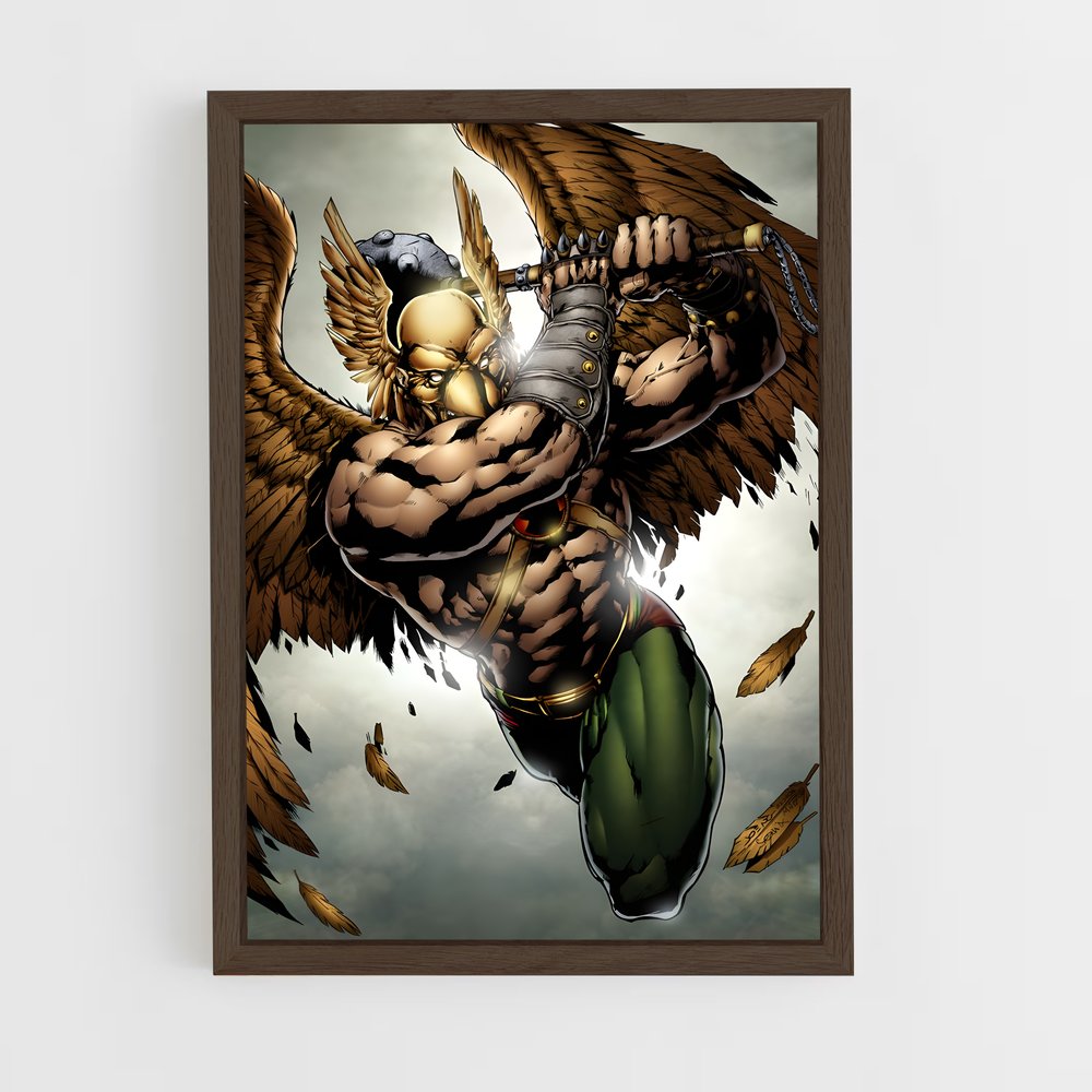 ap-hawkman-4 cadre Bois foncé