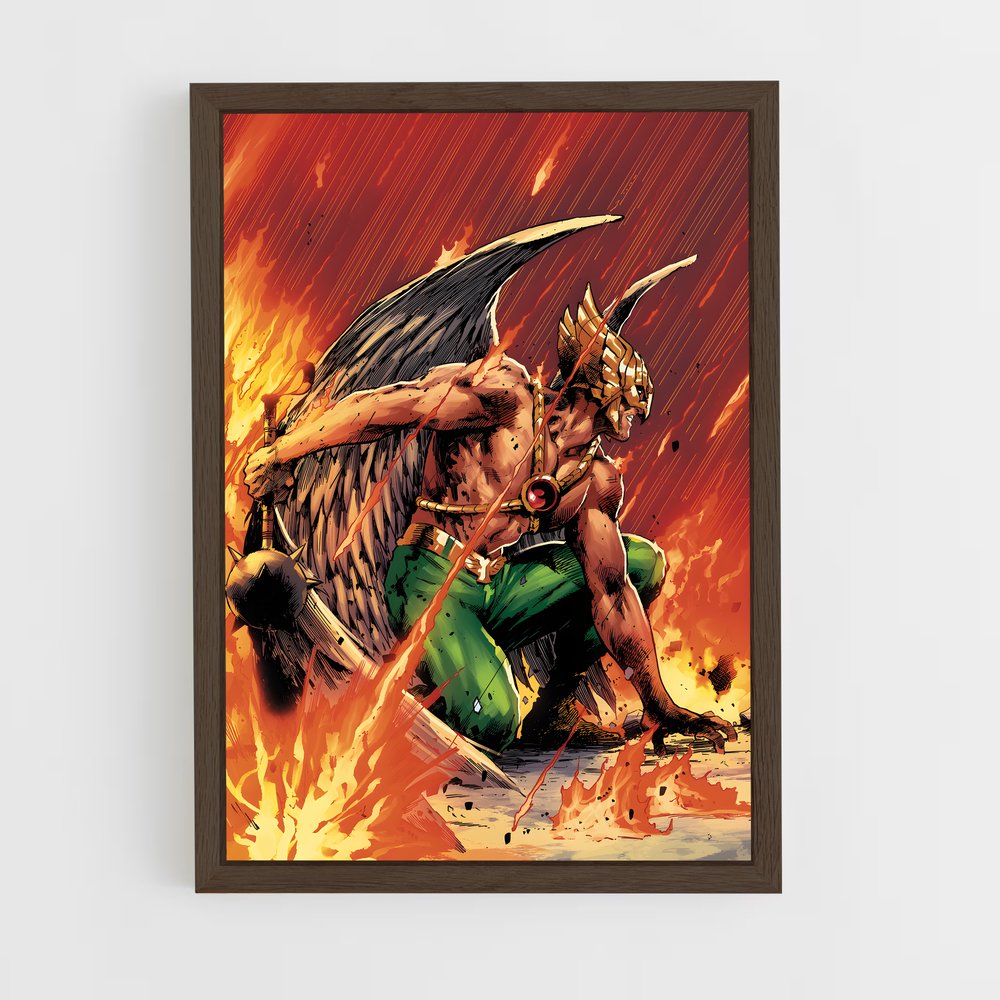 ap-hawkman-5 cadre Bois foncé