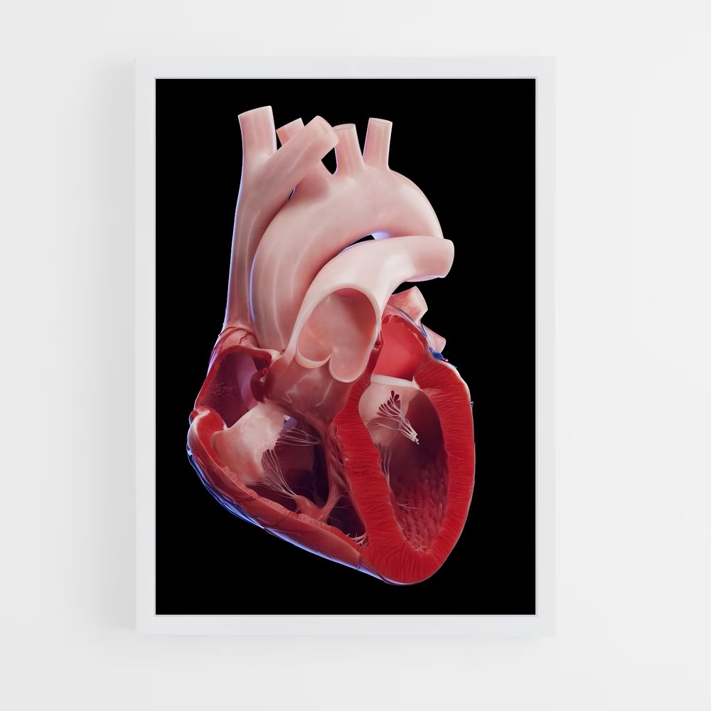ap-heart-1 cadre Blanc