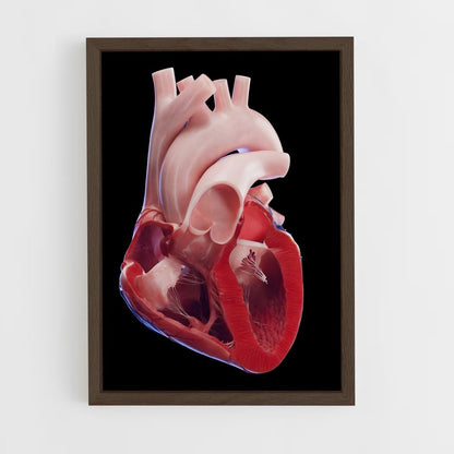ap-heart-1 cadre Bois foncé
