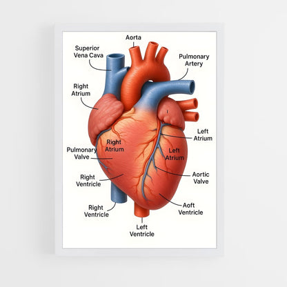 ap-heart-4 cadre Blanc