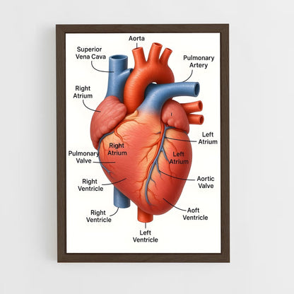 ap-heart-4 cadre Bois foncé