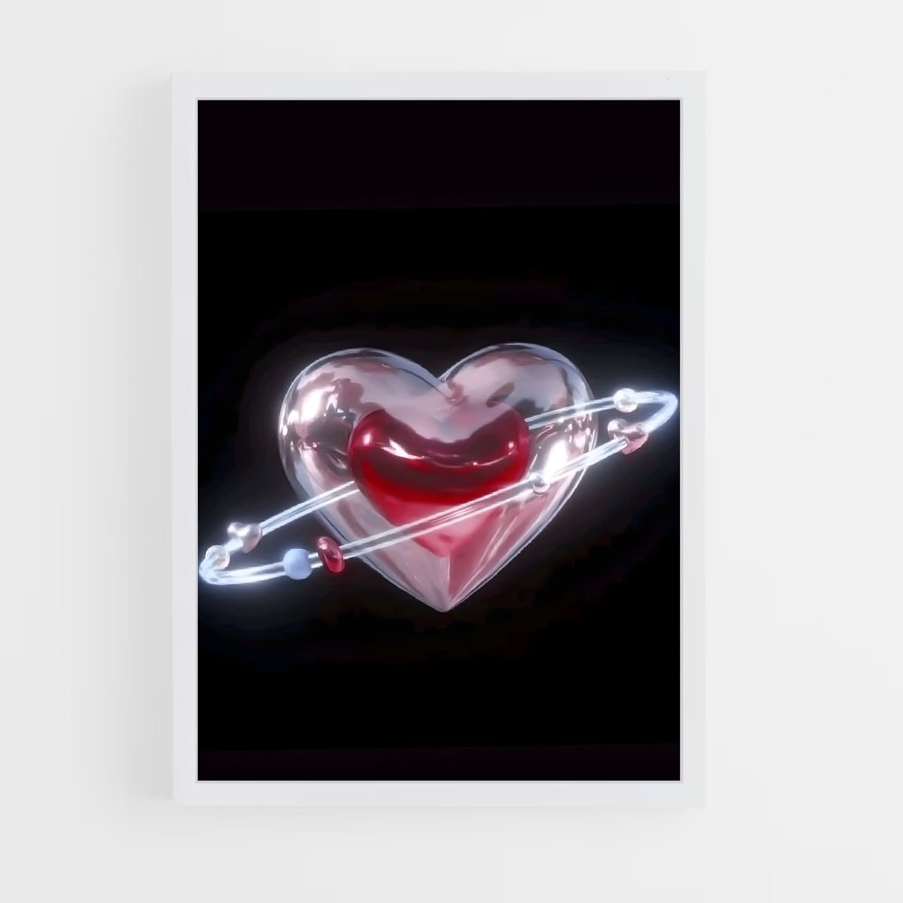 ap-heart-6 cadre Blanc