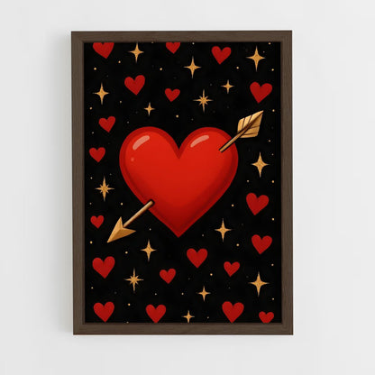 ap-heart-7 cadre Bois foncé