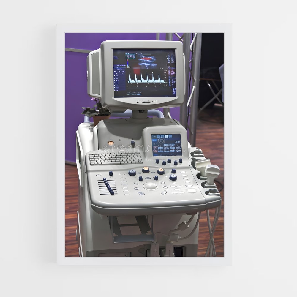ap-heart monitor-1 cadre Blanc