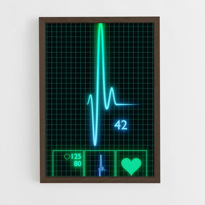 ap-heart monitor-2 cadre Bois foncé