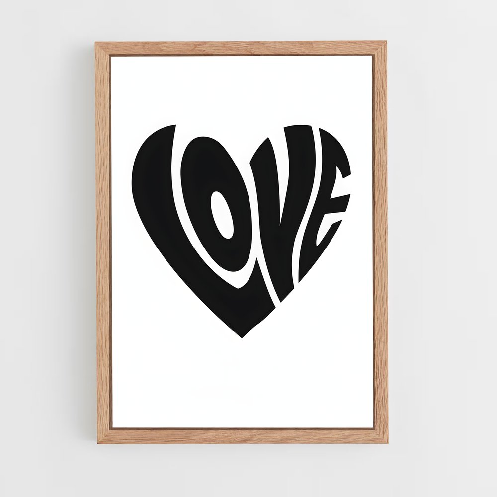 ap-heart symbol-2 cadre Bois clair