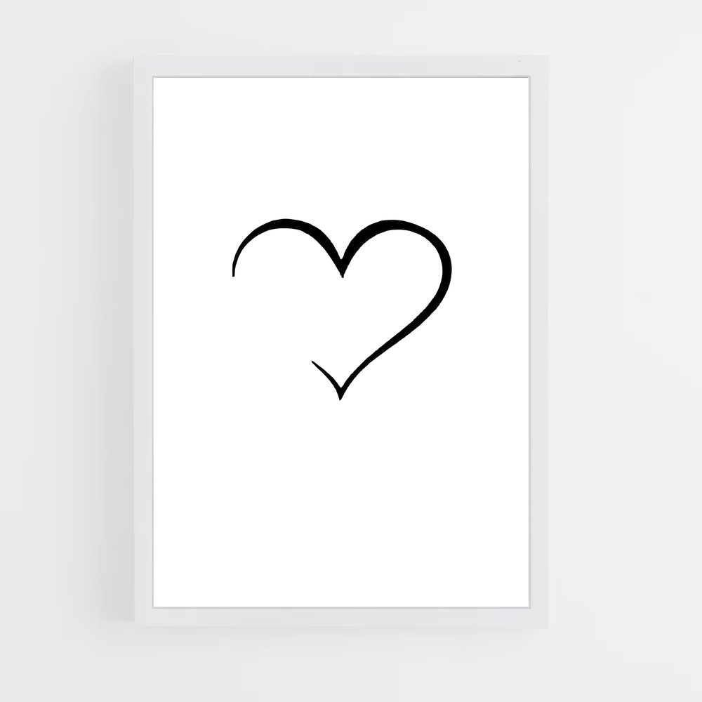 ap-heart symbol-3 cadre Blanc