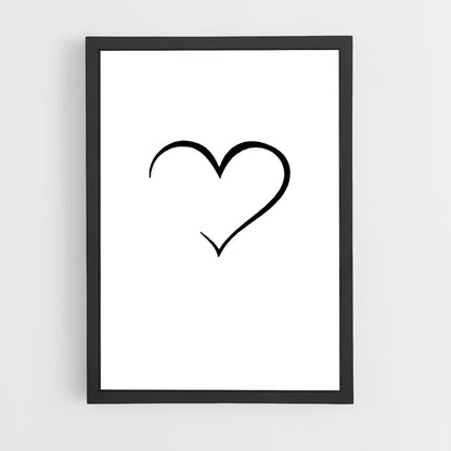 ap-heart symbol-3 cadre Noir