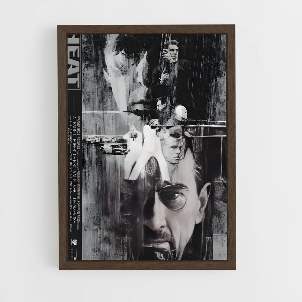 ap-heat-8 cadre Bois foncé