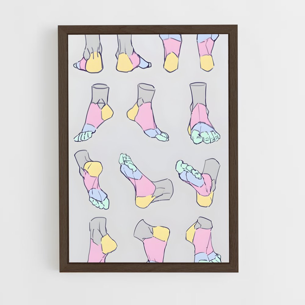 ap-heel-1 cadre Bois foncé