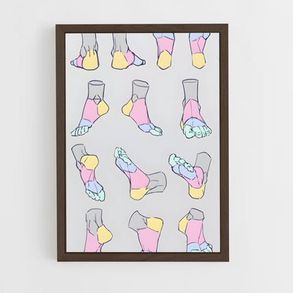 ap-heel-1 cadre Bois foncé