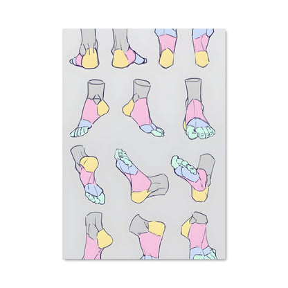 Poster Élégance Ankle
